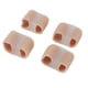 thumbnail image 1 of Separadores De Dedos, Separadores Correctores De Juanetes 2 Bucles Elasticidad Respetuosa Con La Piel 4 Piezas Que Previenen La Fricción Para Dedos Superpuestos, 1 of 7