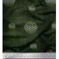 thumbnail image 1 of Soimoi Green Velvet Fabric Scared Geometric Galaxy Printed Craft Fabric by the Yard 60 Inch Wide, 1 of 3