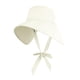 thumbnail image 5 of Sombrero de pescador ajustable y elegante con protección solar para playa Blanco, 5 of 9