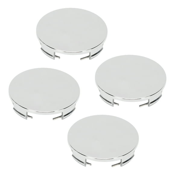 4 Pcs Capuchons de Moyeu de Roue, OD 65mm 2.56 Po Encliquetables en Métal Plastique, Capuchons de Moyeu Central de Jante, ID 62.2mm 2.44 Po Encliquetables