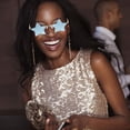 thumbnail image 2 of KAKOWELY 1 par de gafas de fiesta de moda irregulares con forma de estrella, 2 of 5