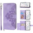 thumbnail image 1 of LINLIN Leather Wallet phone Cover, Magnetic Card Skin Cover,PU Leather Wallet Flip Phone Cover, Flip Protective Case Cover with Wallet Card Holder for Wrist Strap, 1 of 9