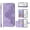 1purple, variant on LINLIN Leather Wallet phone Cover, Magnetic Card Skin Cover,PU Leather Wallet Flip Phone Cover, Flip Protective Case Cover with Wallet Card Holder for Wrist Strap