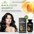 thumbnail image 3 of (2 pack) Herbishh Black  Shampoo for Gray Hair, Travel-friendly Hair Dye Shampoo 3 in 1, 100% Gray Coverage, Permanent Hair Color for Men & Women, Ammonia-free, 30 ml, 3 of 6