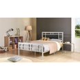 thumbnail image 4 of Hodedah Complete Metal Full Size Bed in Silver, 4 of 4