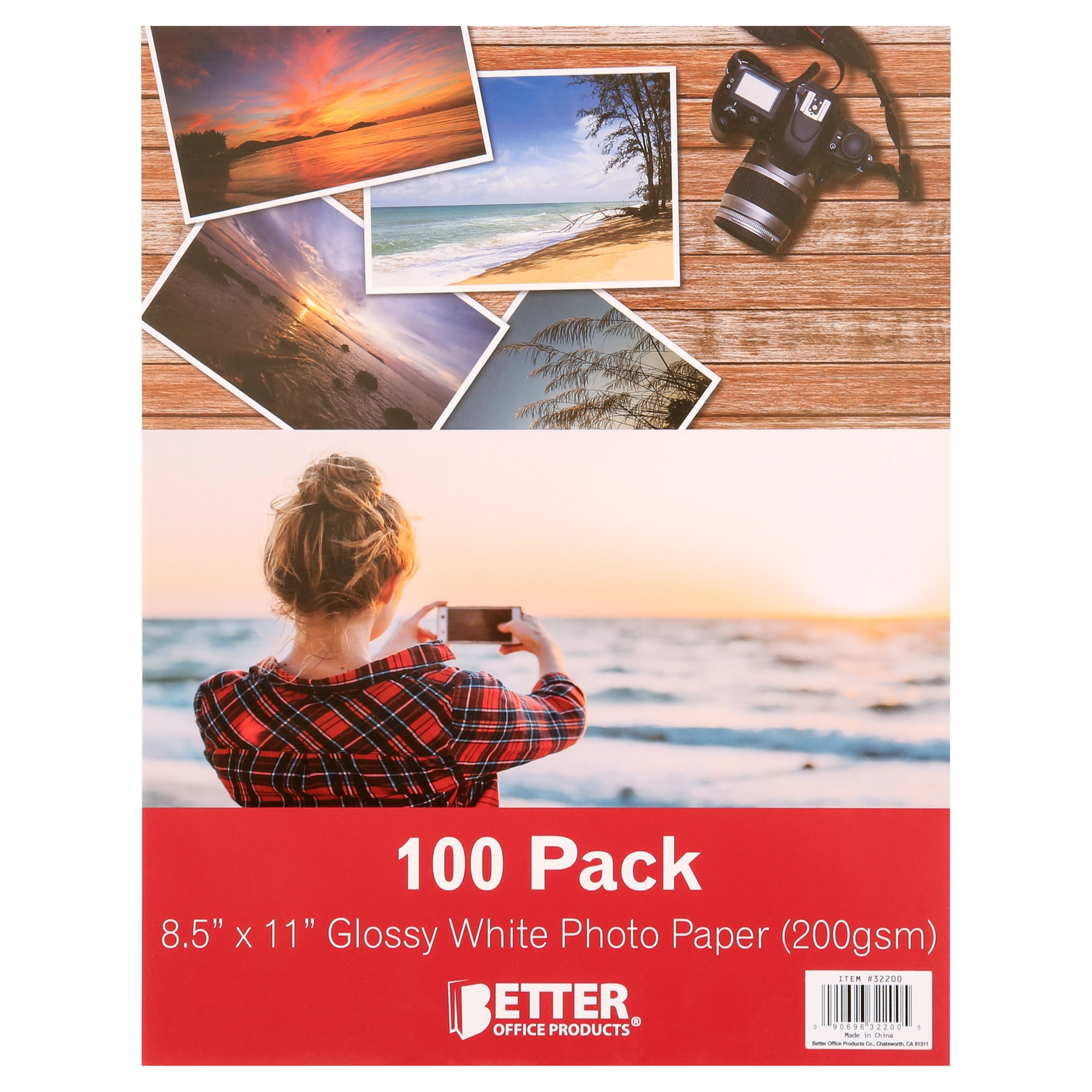 Glossy Inkjet Photo Paper A4 Size - 100 Sheets, 135gsm, Quick-Dry Waterproof For Photos & Crafts - View #7