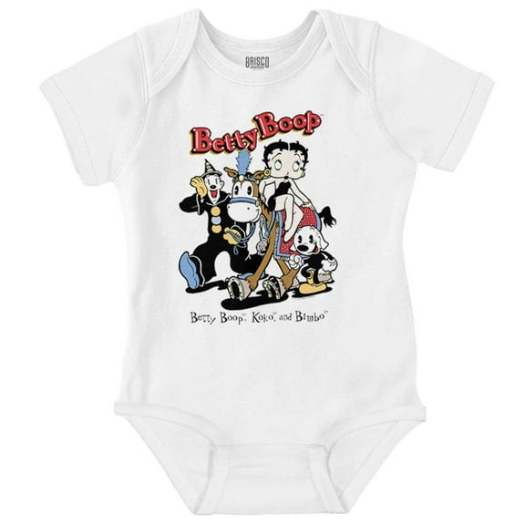 Betty Boop Koko The Clown Bimbo Bodysuit Jumper Girls Infant Baby Brisco Brands NB