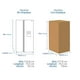 thumbnail image 4 of Refrigerador Oster Side by Side 22 Pies Con Despachador de Agua Negro, 4 of 4