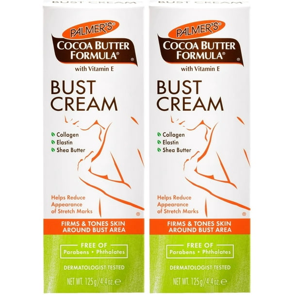 Crema de masaje reafirmante para el pecho, manteca de cacao Palmer's, 125 ml (x2)