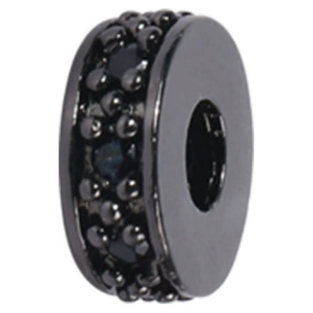 maskred Beads for Bracelets Making Large Hole Spacer Small Zirconia Cubic Bracelet Exquisite Rhinestones for Crafts for DIY Type 8 1Set