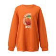 thumbnail image 2 of Gibobby Sudadera oversize mujer Sudadera de Mujer con Estampado Cool Cómoda y Juvenil(Naranja,XG), 2 of 3
