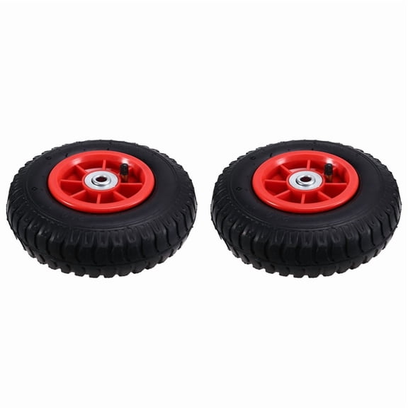 2X Children'S Electric Car Inflatable Tires, Kid'S Electric Tricycle Rubber Wheels Children'S Car Tires 1.2cm Hole 8Inch