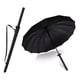 thumbnail image 2 of Paraguas Grande Forma Katana Samurai con forma de katana japonesa, 16 varillas color negro espada Samurai, paraguas japonés, paraguas de samurái, creativo, fuerte, resistente al viento, 2 of 9