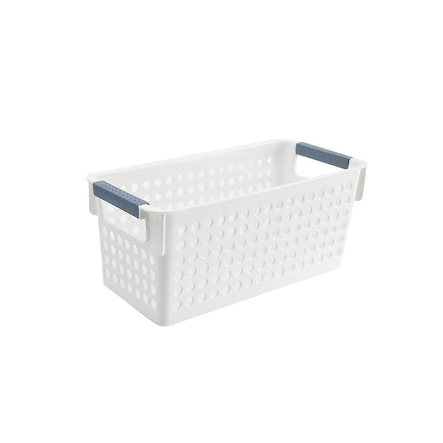 Cesta De Almacenamiento De Plástico, Suministros Para El Hogar, Organizador De Comestibles De Red, Diseño De Mango De Gran Capacidad, Herramientas De Cocina, Caja De Ropa De Uso Amplio Serendint HA017109-00