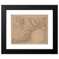 thumbnail image 2 of Michel Dorigny 24x20 Black Modern Framed Museum Art Print Titled - Study for the Muse Urania (Mid-17th Century), 2 of 5