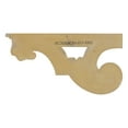 thumbnail image 4 of 12 3/8"W x 6 5/8"H x 3/4"D Scroll Stair Bracket, Right, 4 of 9