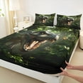 thumbnail image 3 of Castle Fairy Teens Female Men Animal Dino Twin Sheet Sets,Woodland Wildlife Bedding, 3 of 7