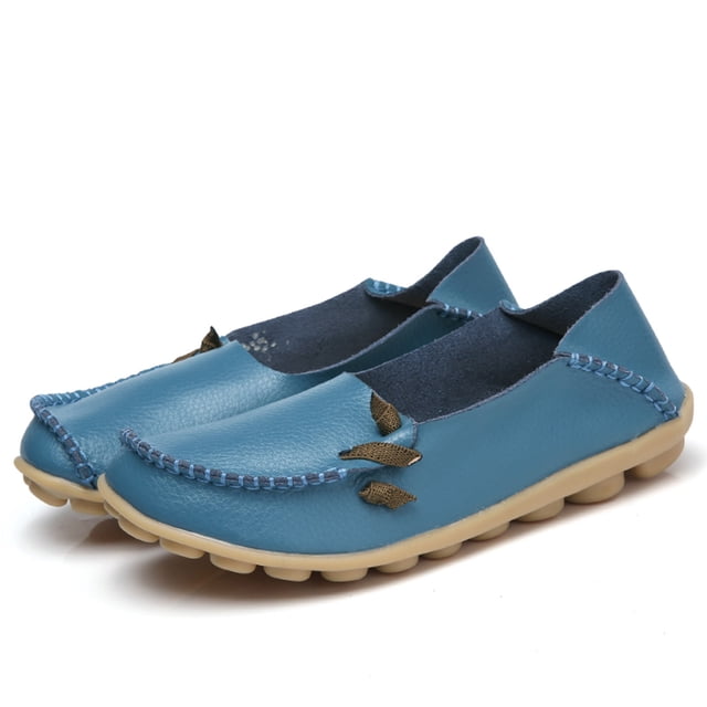 SMihono Sandales Femmes Été Grande Taille Femmes Tête Ronde Chaussures Plates Décontractées Mocassins Semelle Souple Chaussures Décontractées Pantoufles en Liquidation