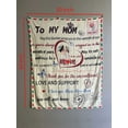 thumbnail image 2 of RUGED - To My Mom Blanket, Mother'S Day Idea Gifts For Mom 60X50 Soft Flannel, 2 of 3