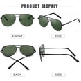 thumbnail image 4 of LAICAIW Aviator Sunglasses for Women Classic Oversized Sun Glasses UV400 Protection, 4 of 7