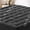 BLACK, variant on EMONIA Mattress Pad Queen Size Pillow Top Mattress Cover,Washable Mattress Topper,Breathable Soft Viscose Made from Bamboo,Mattress Protector Deep Pocket Fits 8-21 inches,White