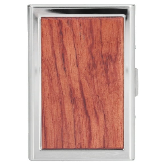 Card Case,Wood Card Case Safe Credit Card Box Wood Credit Card Box Finest Materials