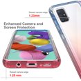 thumbnail image 6 of CoverON Samsung Galaxy A71 5G Clear Case with Two-Tone Colors Heavy Duty Full Body Shockproof Phone Cover - Gradient Series, 6 of 8