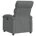 thumbnail image 3 of vidaXL Fauteuil Inclinable Tissu Gris Foncé, 3 of 3