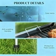 thumbnail image 5 of Folding Portable Charcoal BBQ Grill Stainless Steel Silver Camp Picnic Cooker, 5 of 9
