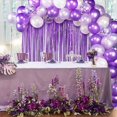 thumbnail image 2 of LCXmlly Backdrop Curtain 3Pcs Rain Curtain Self Adhesive Shiny Reusable Eye catching Decorative Fringe Backdrop Curtain Scene Layout Home Supplies Fringe, 2 of 8