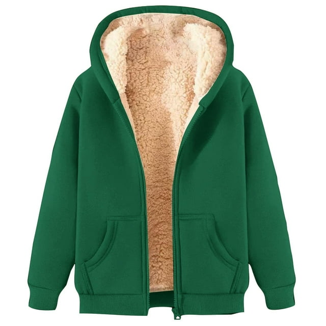Trench-Coat pour Femmes Élégant Chaud Transition Veste d'Hiver avec Capuche et Manches Longues