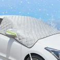 thumbnail image 3 of Thickened Cotton Car Cover Half Face Windshield Snow Shield Anti-Frost Carriage Cross-Border Snowproof Car Curtain, 3 of 9