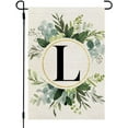 thumbnail image 2 of Crowned Beauty Monogram Letter L Garden Flag Floral 12x18 Inch Double Sided for Outside Small Burlap Family Last Name Initial Yard Flag CF774-12, 2 of 10