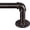 Vintage Bronze, variant on Curtain Rods for Windows 32 to 48, 1 Inch Industrial Wrap Around Warm Gold Curtain Rod, Indoor/Outdoor Room Divider Adjustable Drapery Pole, 32"-48"