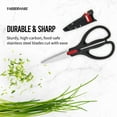 thumbnail image 5 of Farberware Edgekeeper Stainless Steel Shears with Black Handle Sleeve with Built-in Sharpening, 5 of 17