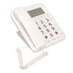 thumbnail image 4 of Teléfono Con Cable, Función De Calculadora De Línea Fija Con Cable De Identificación De Llamadas Con Pantalla Azul Para Office Para El Hogar OTVIAP Blanco, 4 of 8