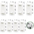 thumbnail image 1 of Fixation de Store Sans Perçage Rouleau Store Sans Perçage Fixation de Rideau Sans Perçage, 8 Pcs Support de Rideau Sans Perçage, 1 of 5