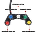 thumbnail image 5 of Universal Motorcycle 7/8" Handlebar Switches Assembly 5 Buttons Plastic, 5 of 5