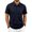 Navy, variant on KLHDSF Men's Polo Shirts Short Sleeve Casual All Season Collar Shirts Soft Breathable Polo Tee Shirts Classic Golf Tops Army Green L