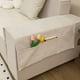 thumbnail image 1 of Fundas de poliéster para reposabrazos de sofá con 3 bolsillos | Protectores de reposabrazos antideslizantes y lavables para sofás y sillones reclinables | 70 x 110 cm en beige, amarillo, naranja,, 1 of 7