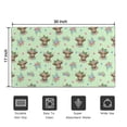 thumbnail image 5 of Green Highland Cow Flower Pattern Door Rugs,Washable Non Slip Door Mats Indoor,Decorative Door Mats,Entry Mat Indoor for Entrance,Bedroom,Kitchen,Bathroom,17"x30", 5 of 6