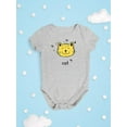 thumbnail image 3 of Cute Cat Face Doodle Bodysuit Infant -Image by Shutterstock,  6 Months, 3 of 4