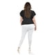thumbnail image 3 of Blusa manga mariposa Roman Fashion /Tallas Extras, 1840 (Negro) negro 38, 3 of 6