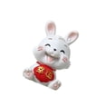 thumbnail image 3 of fastboy Chinese Rabbit Statue Bunny Figurine Craft for Holiday Store Decoration Lucky, 3 of 9