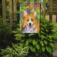 thumbnail image 2 of Carolines Treasures SS4831-FLAG-PARENT Corgi Easter Eggtravaganza Flag  multicolor, 2 of 3