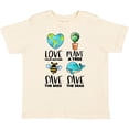 thumbnail image 3 of Inktastic Earth Day Plant a Tree Save the Bees Save the Seas Love Your Mother Earth Boys or Girls Toddler T-Shirt, 3 of 5