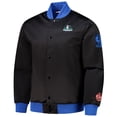 thumbnail image 2 of Men's Mitchell & Ness Black Minnesota Timberwolves Hardwood Classics Team OG 3.0 Lightweight Satin Full-Snap Jacket, 2 of 3