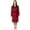 Burgandy, variant on Women's Beyond Soft Fleece Robe, Sizes XS/S-4X
