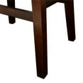 thumbnail image 5 of Riverbay Furniture 30" Transitional Wood/Fabric Cow Print Bar Stool in Brown, 5 of 7
