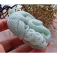 thumbnail image 4 of Certified Green Burma 100% Natural A Jade jadeite Pendant Eagle Snake Money Coin Necklace 662885 TN, 4 of 11